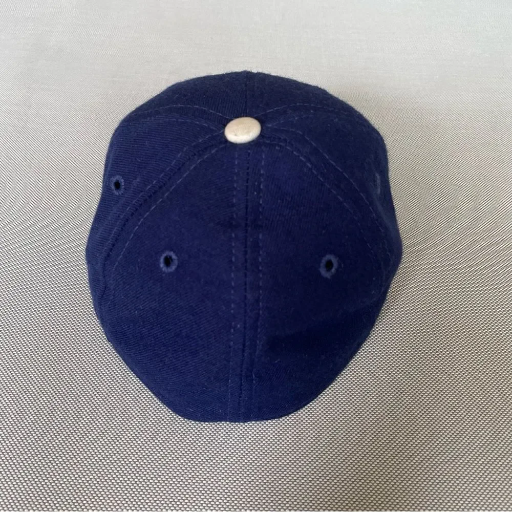 VTG Brooklyn Dodgers New Era 1920 5950 Pro Model Fitted Hat 100% Wool Size 6 3/4